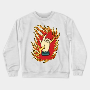 Burning hand Crewneck Sweatshirt